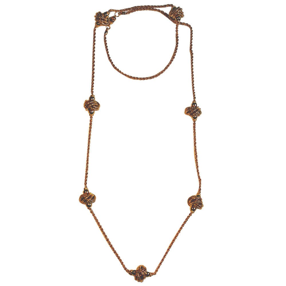 SAUTOIR DORE COLLIER OR VENITIEN 14 CARATS SAUTOIR OR SAUTOIR BOHEME CHIC COLLIER BOHO COLLIER ART DECOCOLLIER FEMME - MY LITTLE VENDOME