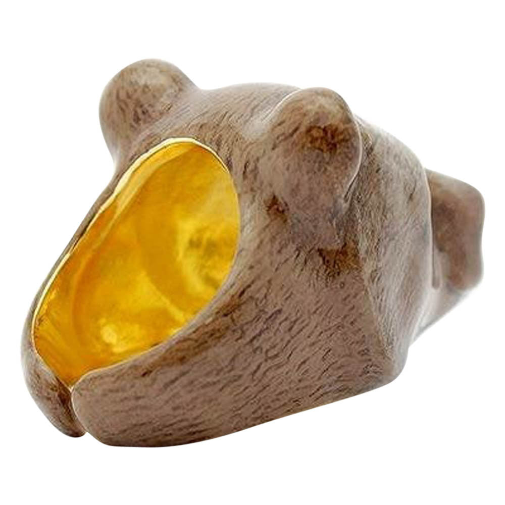 BAGUE OURS BRUN - BAGUE ANIMAL - MyLittleVendome
